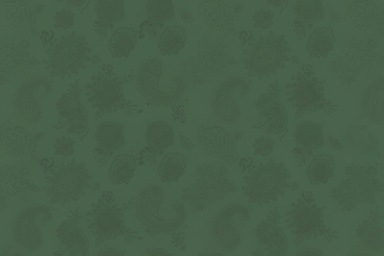 Dark Green Indian Pattern Background